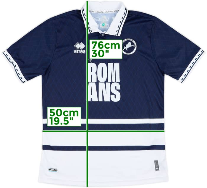 2024-25 Millwall Romans Home Shirt - 10/10 - (L)