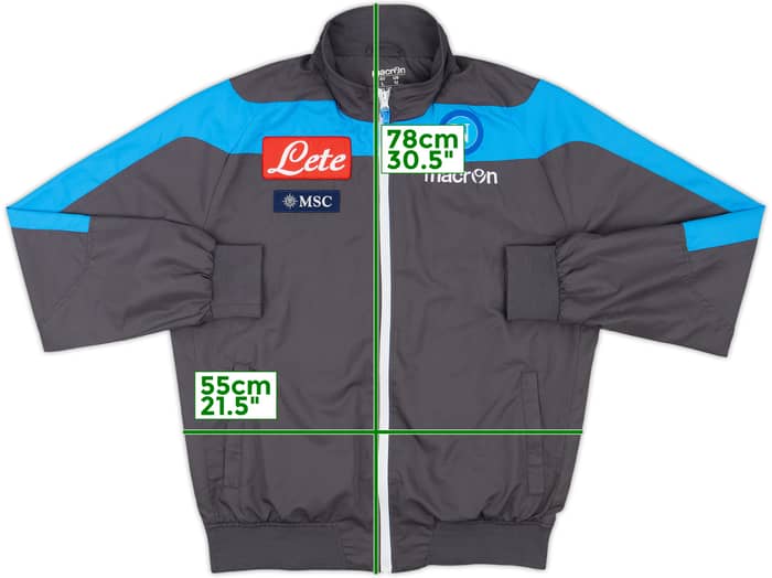 2012-13 Napoli Macron Track Jacket - 6/10 - (L)