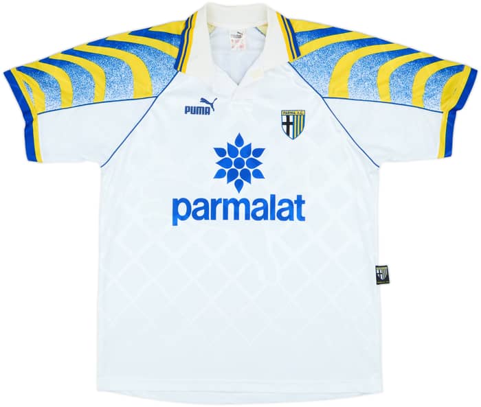 1995-97 Parma Home Shirt Zola #10 - 8/10 - (XL)