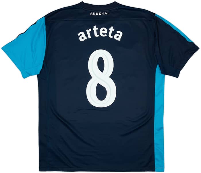 2011-12 Arsenal Away Shirt Arteta #8 - 7/10 - (L)