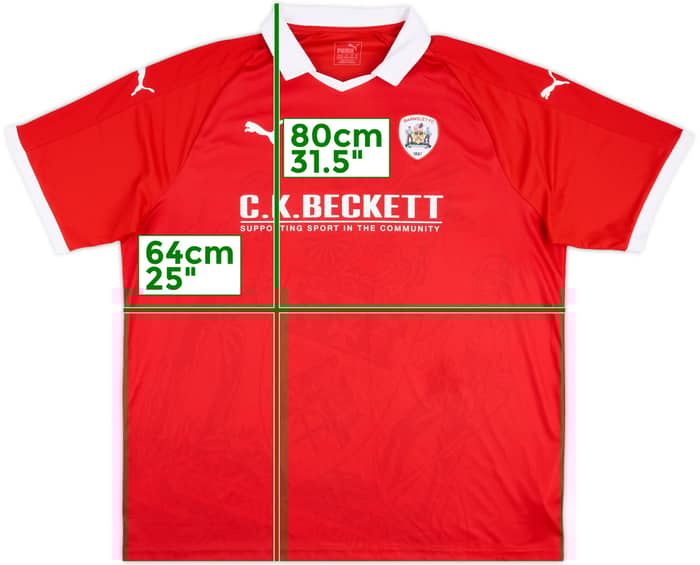 2018-19 Barnsley Home Shirt - 10/10 - (3XL)