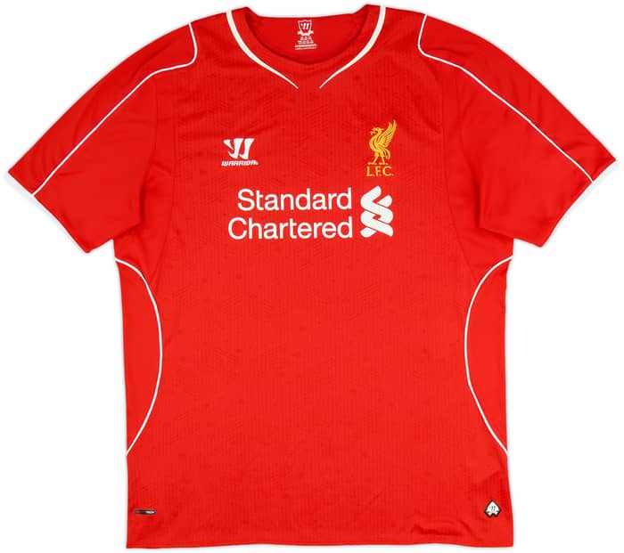 2014-15 Liverpool Home Shirt Gerrard #8 - 7/10 - (XXL)
