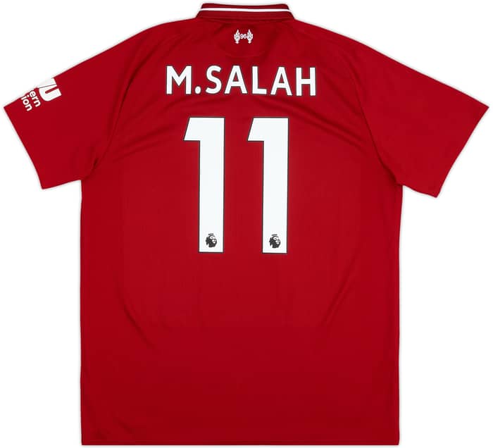 2018-19 Liverpool Home Shirt M.Salah #11 - 7/10 - (L)
