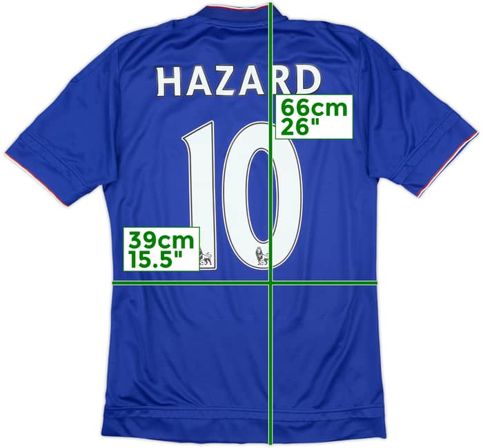 2015-16 Chelsea Home Shirt Hazard #10 - 9/10 - (XS)
