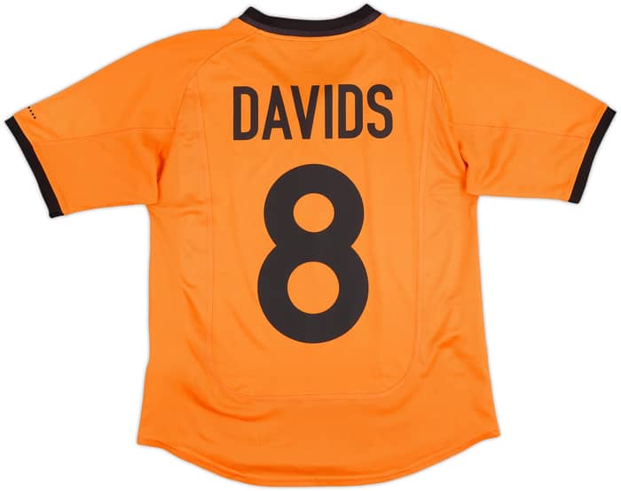 2000-02 Netherlands Home Shirt Davids #8 - 8/10 - (XL.Boys)
