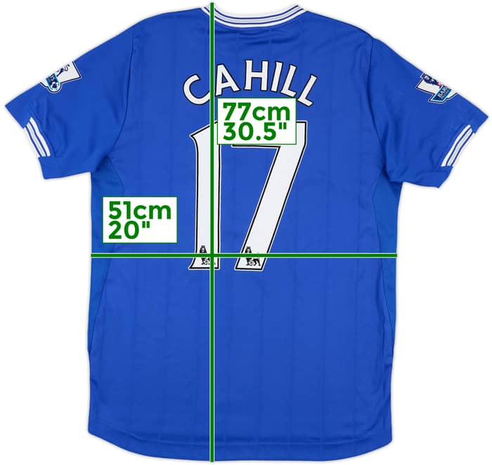 2009-10 Everton Home Shirt Cahill #17 - 8/10 - (M)