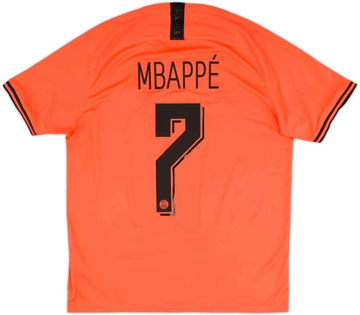 2019-20 Paris Saint-Germain Away Shirt Mbappe #7 - 6/10 - (L)