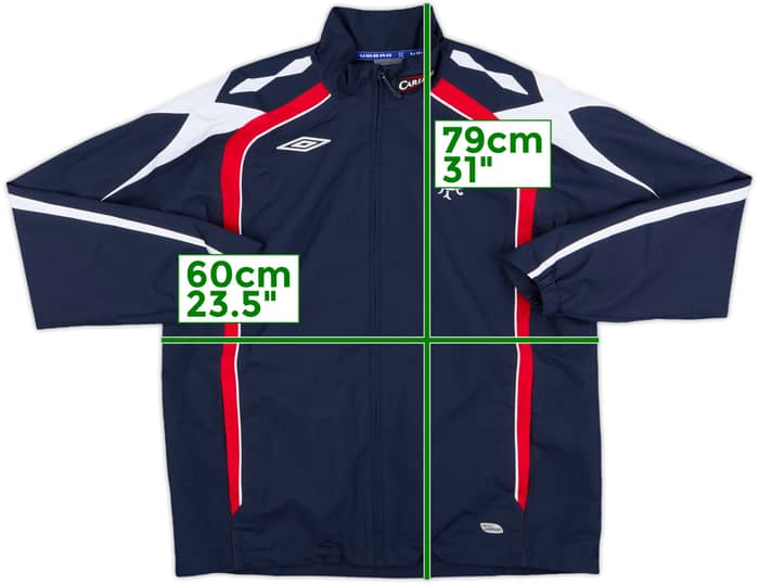 2007-08 Rangers Umbro Track Jacket - 7/10 - (L)