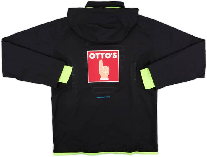 2011-12 Luzern adidas Staff Issue Hooded Rain Jacket FF - 9/10 - (XL)