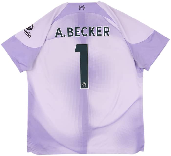 2022-23 Liverpool GK S/S Shirt A.Becker #1 - 7/10 - (XL)