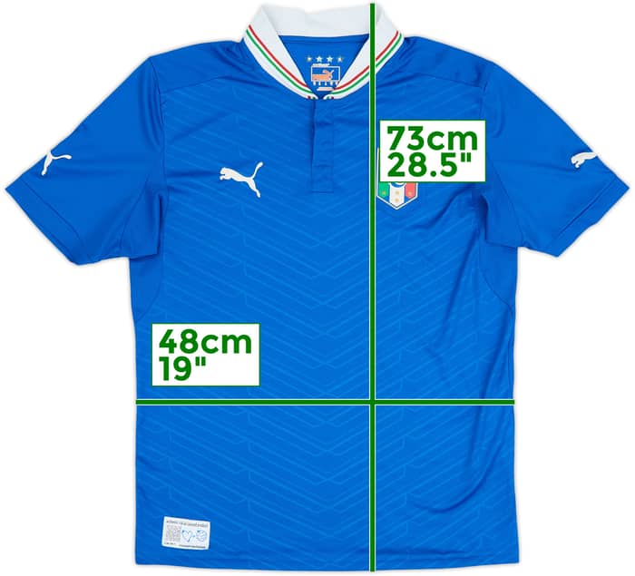 2012-13 Italy Home Shirt - 5/10 - (M)