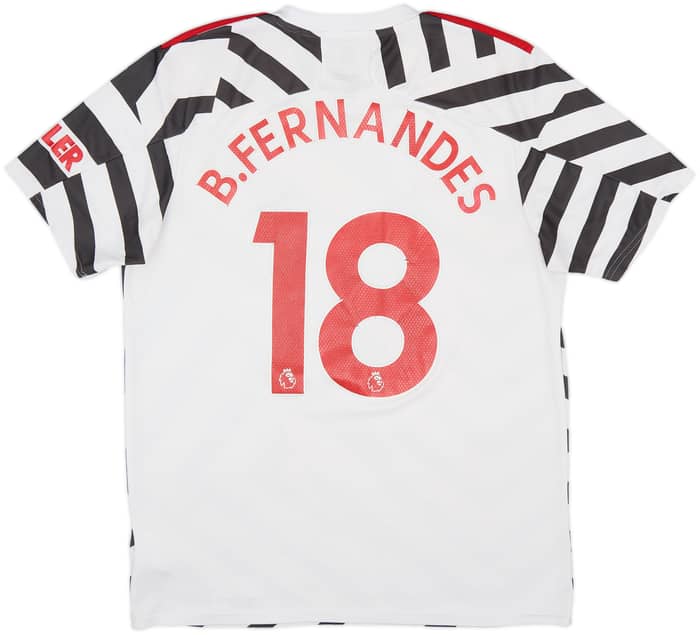 2020-21 Manchester United Third Shirt B.Fernandes #18 - 4/10 - (L)