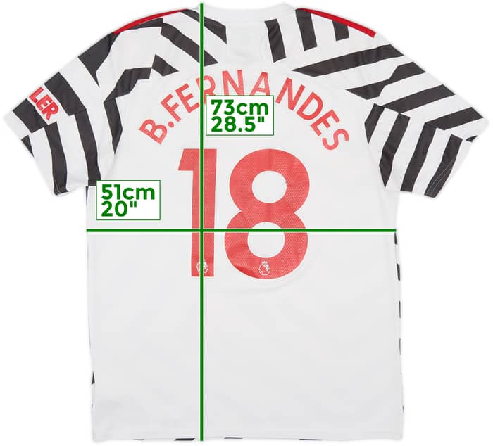 2020-21 Manchester United Third Shirt B.Fernandes #18 - 4/10 - (L)