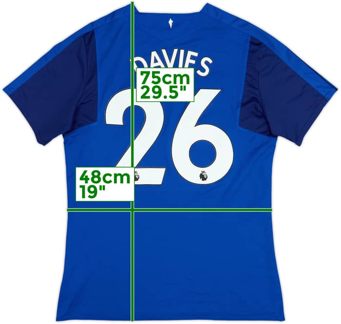 2017-18 Everton Home Shirt Davies #26 - 7/10 - (L)