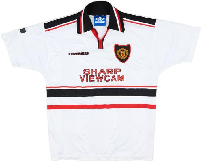 1997-99 Manchester United Away Shirt - 8/10 - (L.Boys)