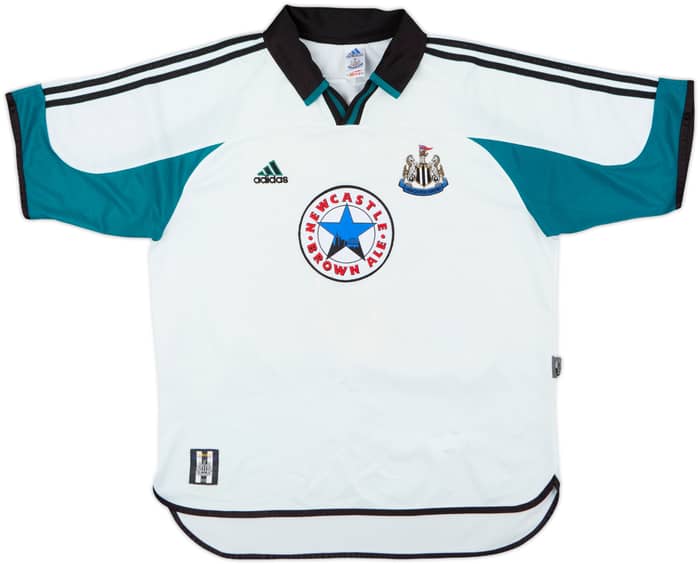 1999-00 Newcastle Away Shirt Shearer #9 - 9/10 - (XL)