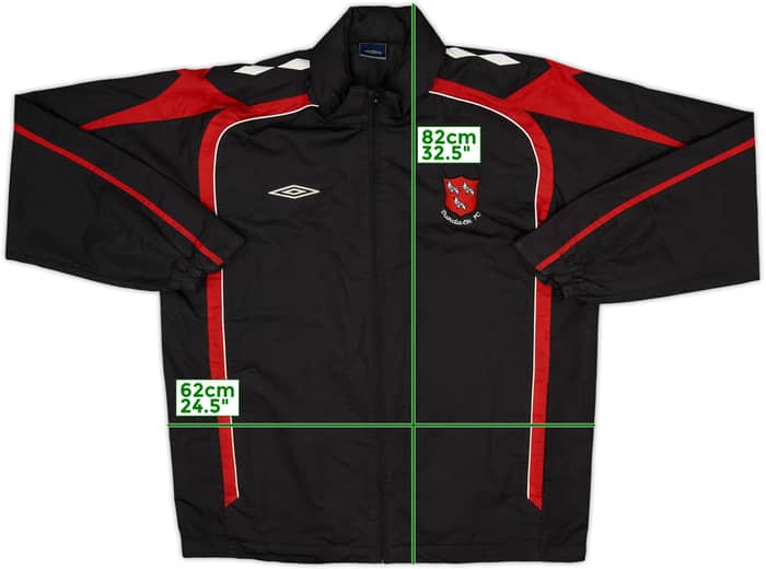2007-08 Dundalk Umbro Hooded Track Jacket - 8/10 - (XL)