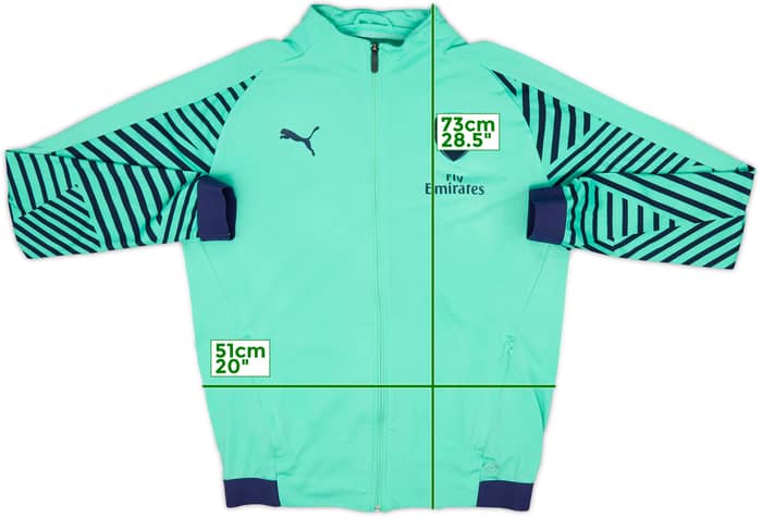 2017-18 Arsenal Puma Track Jacket - 9/10 - (L)