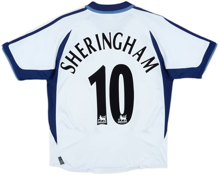 2001-02 Tottenham Home Shirt Sheringham #10 - 7/10 - (S)