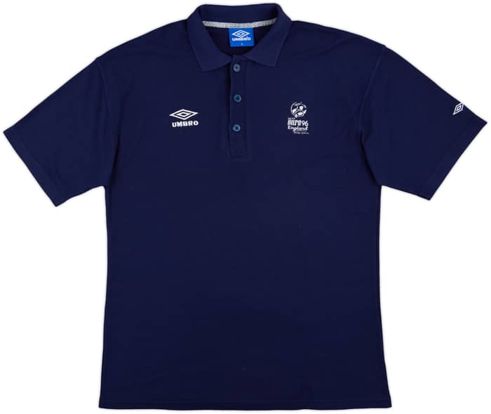 1996 'Euro 96 England' Umbro Polo Shirt - 9/10 - (XL)