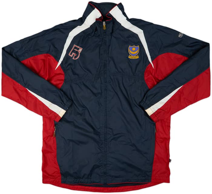 2005-06 Portsmouth Jako Hooded Rain Jacket - 7/10 - (XL)
