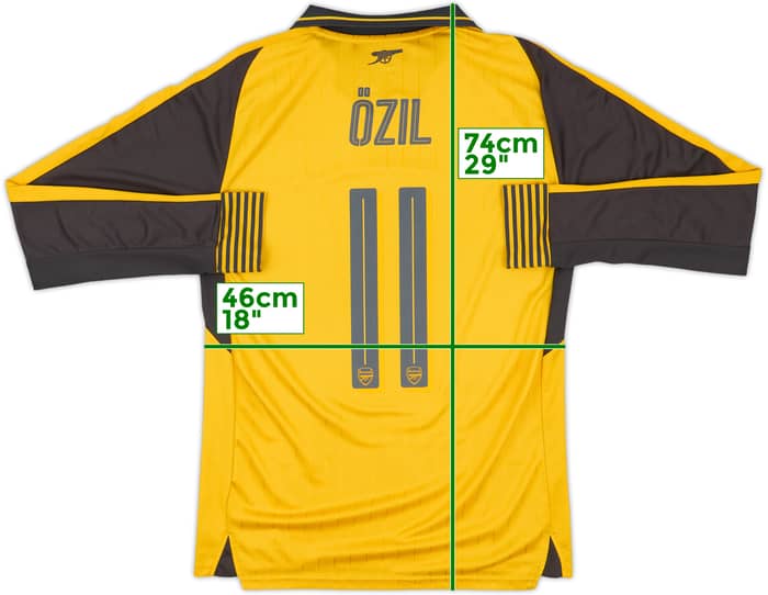 2016-17 Arsenal Away L/S Shirt Ozil #11 - 10/10 - (M)