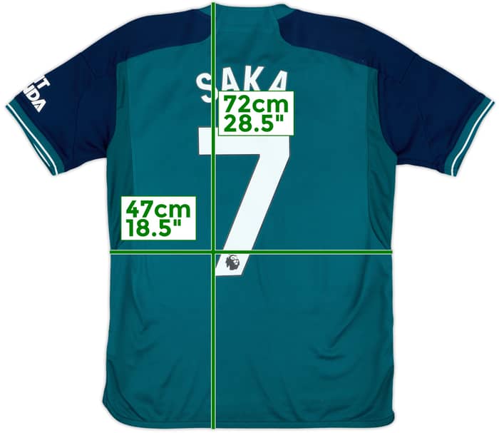 2023-24 Arsenal Third Shirt Saka #7 - 7/10 - (S)