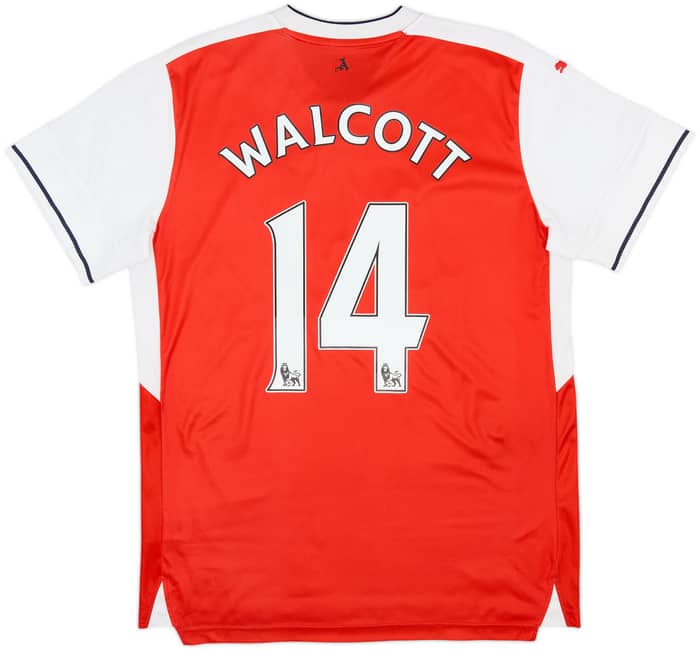 Camiseta de local del Arsenal 2016-17 Walcott #14 - 8/10 - (L)