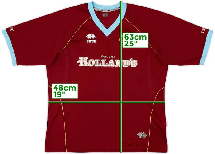 2007-08 Burnley Home Shirt - 6/10 - (XL)