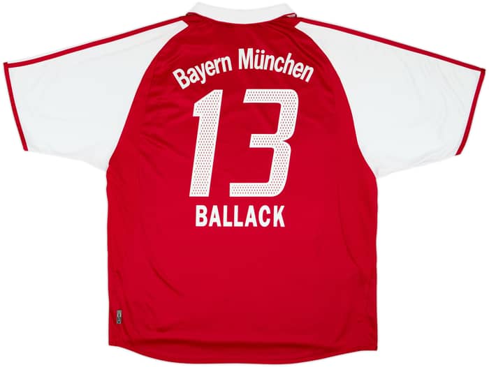 2004-05 Bayern Munich Home Shirt Ballack #13 - 8/10 - (XXL)