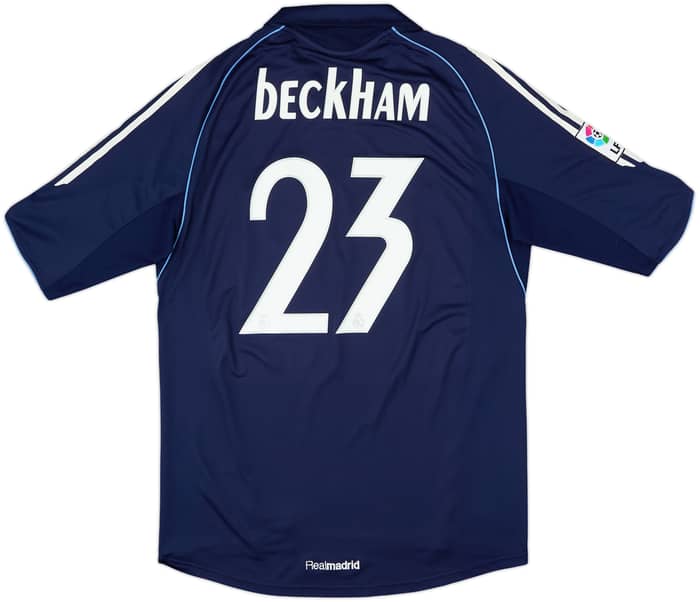 2005-06 Real Madrid Away Shirt Beckham #23 - 8/10 - (L)
