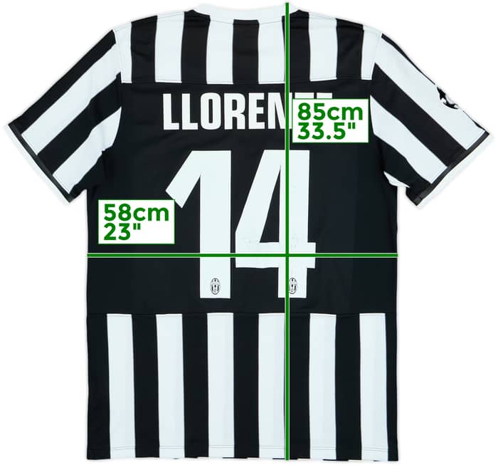 2012-13 Juventus Home Shirt Llorente #14 - 7/10 - (L)