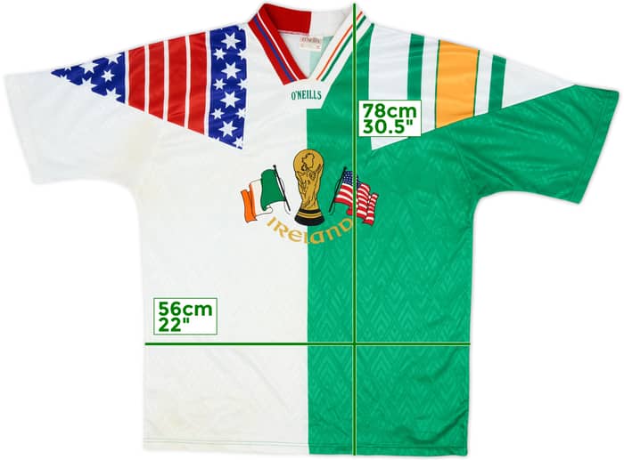 1994 Ireland O'Neills World Cup Training Shirt - 5/10 - (L)