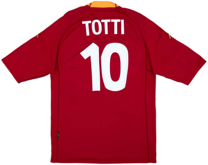 2000-01 Roma Home Shirt Totti #10 - 6/10 - (XXL)