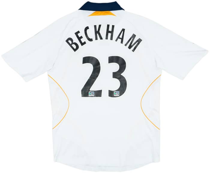2007-08 LA Galaxy Home Shirt Beckham #23 - 4/10 - (M)