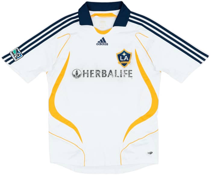 2007-08 LA Galaxy Home Shirt Beckham #23 - 4/10 - (M)