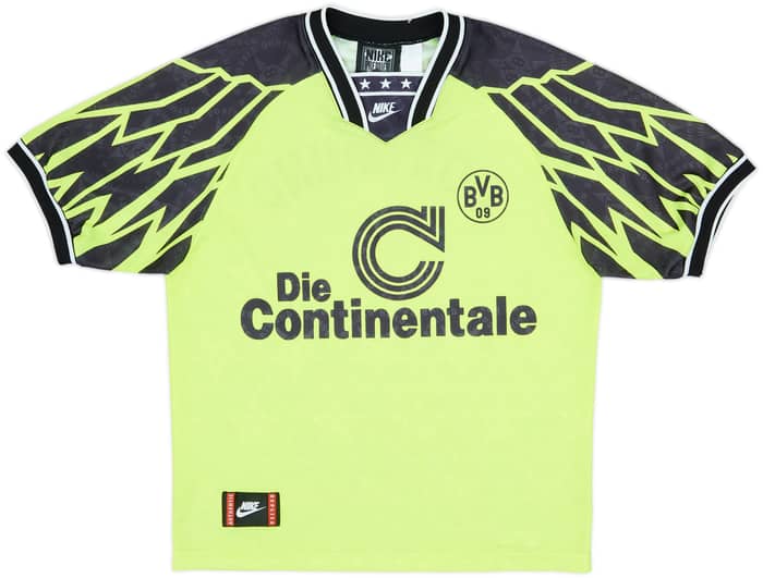 1994-95 Borussia Dortmund Signed Home Shirt - 9/10 - (M)