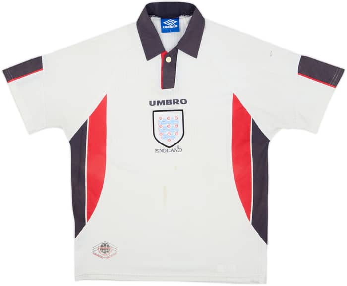 1997-99 Inglaterra Camiseta Local - 5/10 - (L)