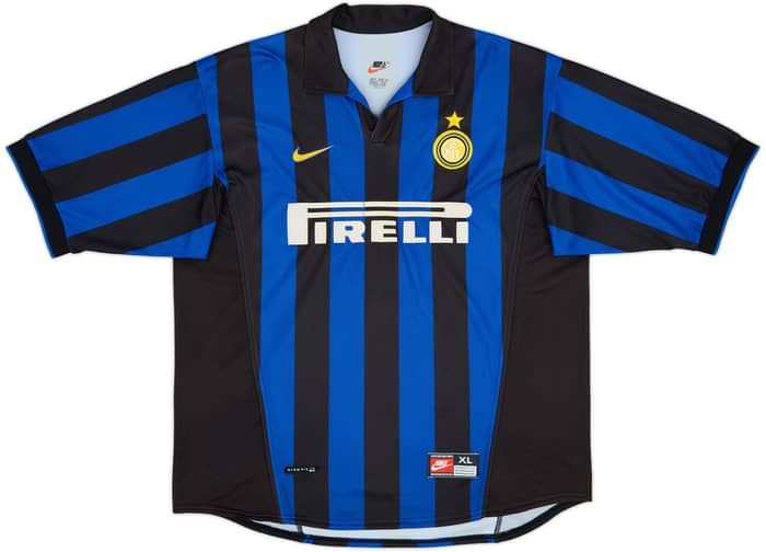 1998-99 Inter Milan Home Shirt Ronaldo #9 - 6/10 - (XL)
