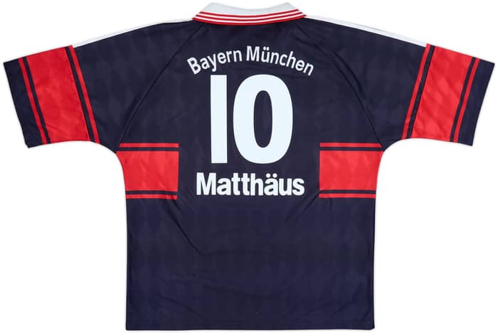 1997-99 Bayern Munich Home Shirt Matthaus #10 - 7/10 - (XL)