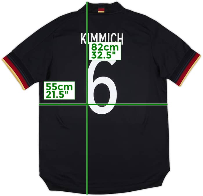 2020-21 Germany Authentic Away Shirt Kimmich #6 - 10/10 - (L)