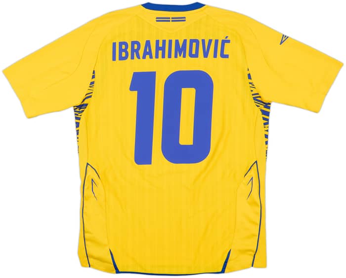 2007-09 Sweden Home Shirt Ibrahimovic #10 - 10/10 - (M)