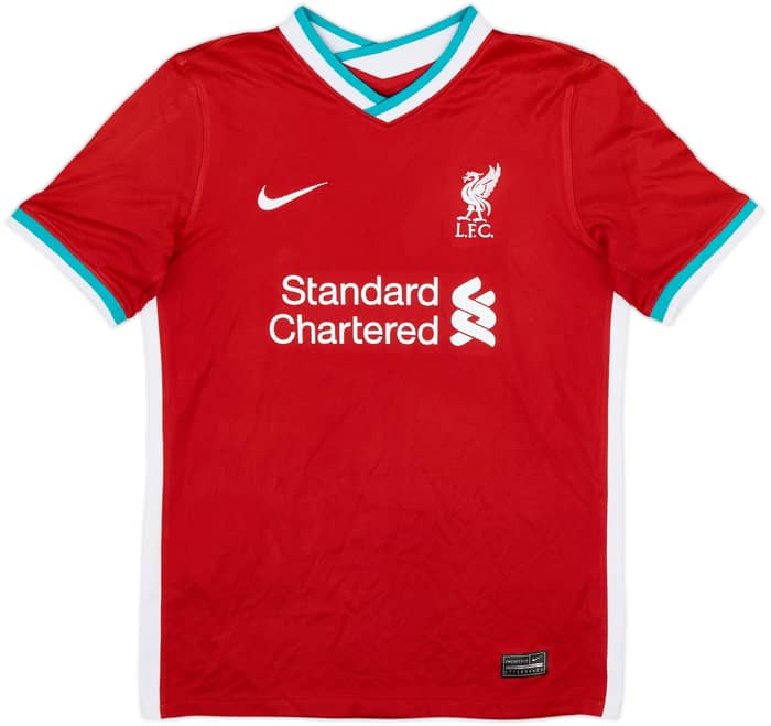 2020-21 Liverpool Home Shirt M.Salah #11 - 9/10 - (L.Boys)