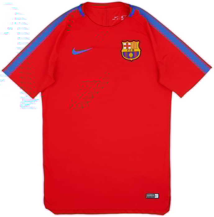 2017-18 Barcelona Nike Training Shirt - 8/10 - (S)