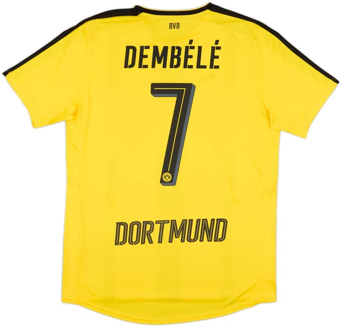 2016-17 Borussia Dortmund Home Shirt Dembele #7 - 8/10 - (L)