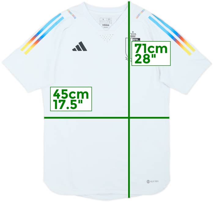 2022-24 Belgium adidas Heat.RDY Pre-Match Training Shirt - 8/10 - (S)