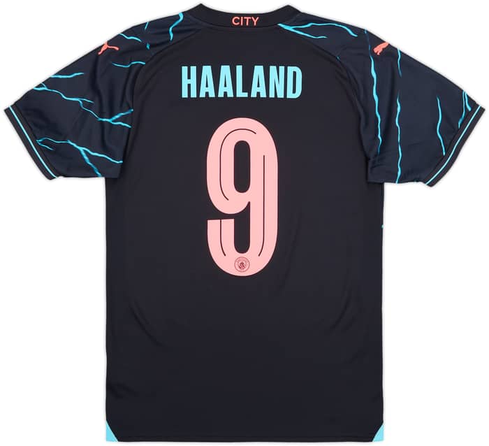 2023-24 Manchester City Third Shirt Haaland #9 - 10/10 - (S)