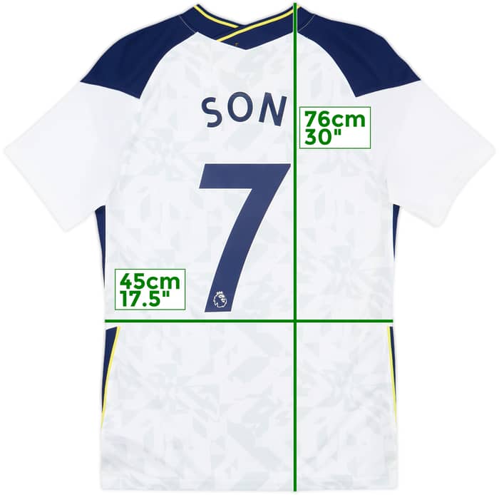 2020-21 Tottenham Home Shirt Son #7 - 10/10 - (S)