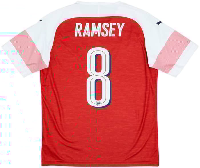 2018-19 Arsenal Home Shirt Ramsey #8 - 10/10 - (M)