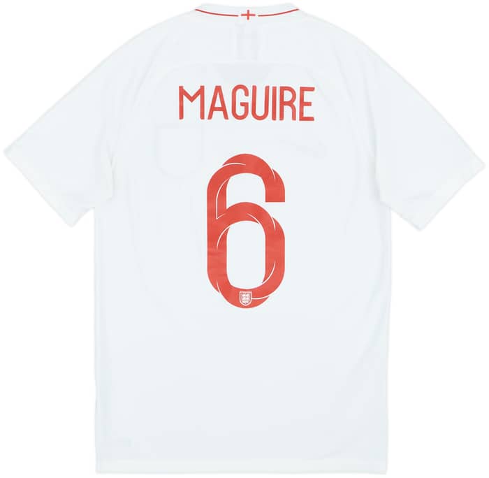 2018-19 England Home Shirt Maguire #6 - 7/10 - (M)